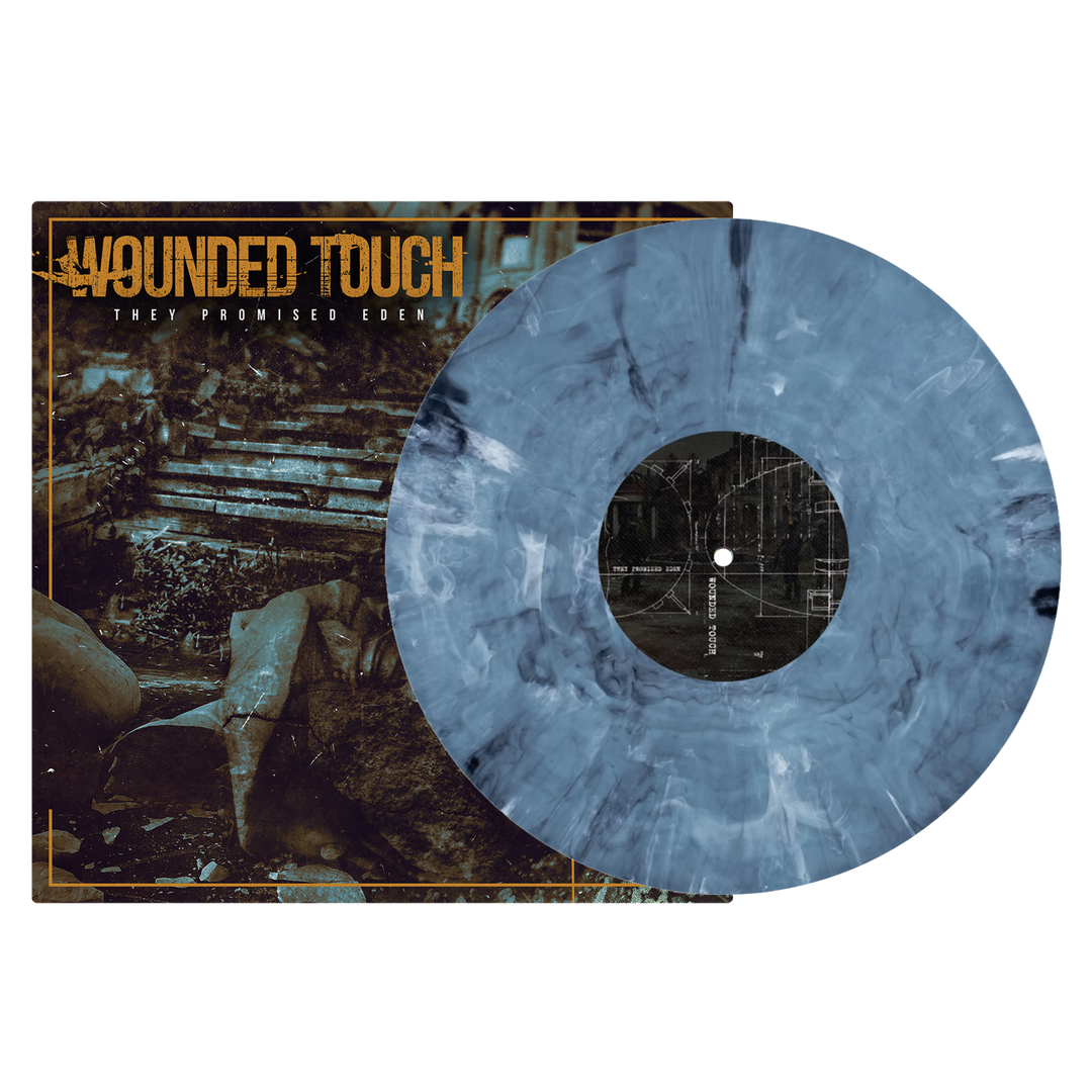 Wounded Touch (They Promised Eden) Light Blue, White, Black Vinyl